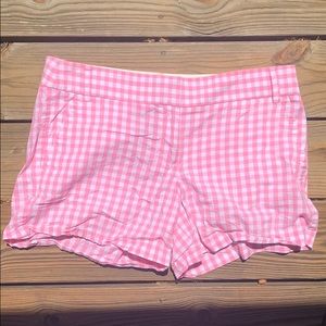 J. Crew Punk Gingham Shorts Size 10